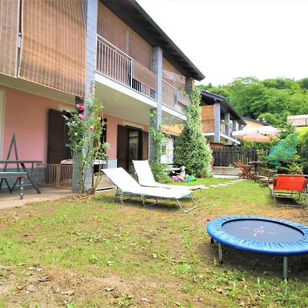 Rainbow House On Lake Orta With Parking And Private Garden *